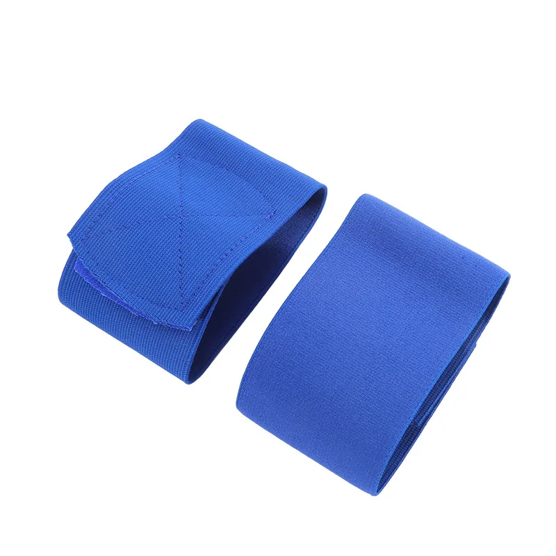 2/4Pcs Einstellbare Elastische Schienbeinschutz Feste Bandage Band Verschluss Schienbeinschutz Befestigungs Strap Für Fußball Fußball Radfahren bein Schienbein Pad – Detail 9