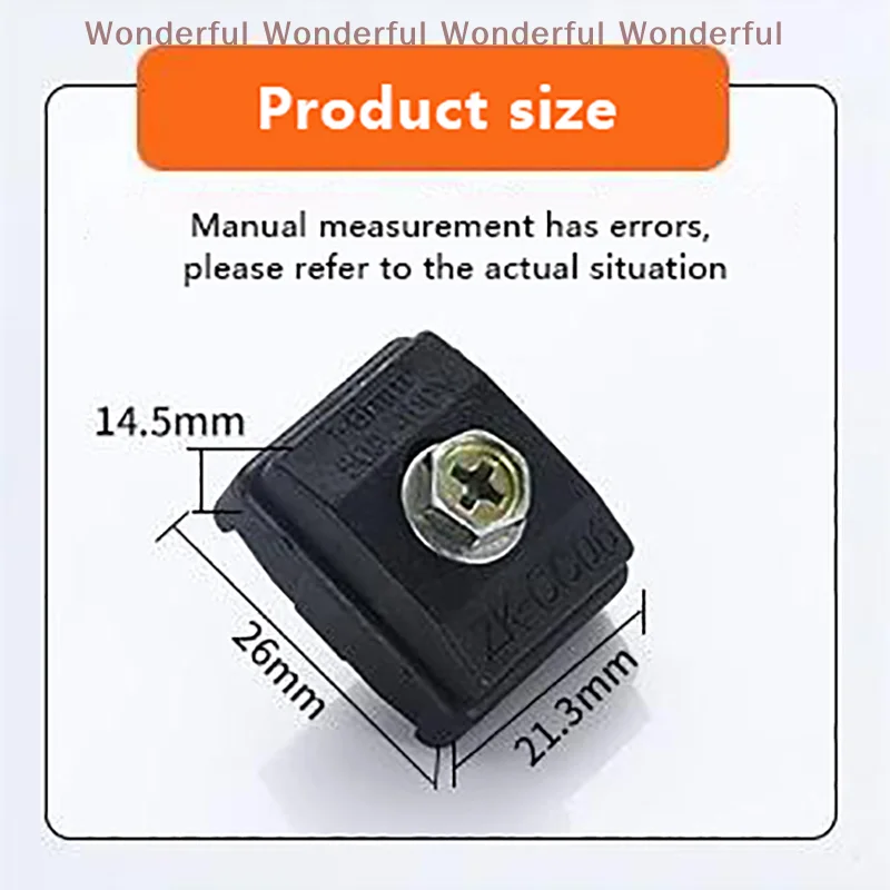 50A 400V Break-proof T-shaped Terminal Splitter Wire Clamp Connector Suit For 1-6mm Square Wire Insulated Puncture Clip