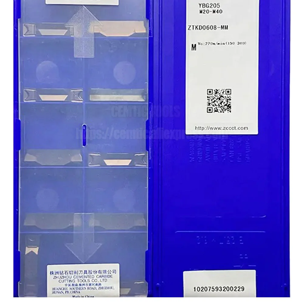

YBG205 ZTKD0608-MM 100% Original ZCC Carbide Inserts With The Best Quality 10pcs/lot