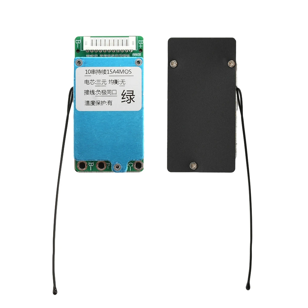 Batarya yönetim kartı bileşenlerinin üstten görünümü