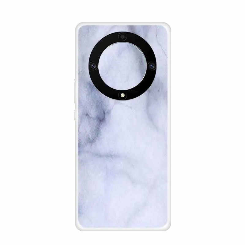 Marble Clear Soft TPU Silicone Back Cover - Transparent Coque