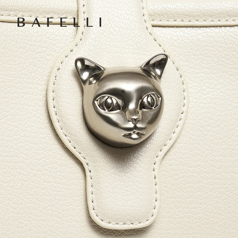 BAFELLI 2025 CAT LUXURY Women's Shoulder Bag TRENDING RETRO STYLE VINTAGE CROSSBODY PURSE UNISEX MESSENGER BAGS women messenger bag mens messenger bag