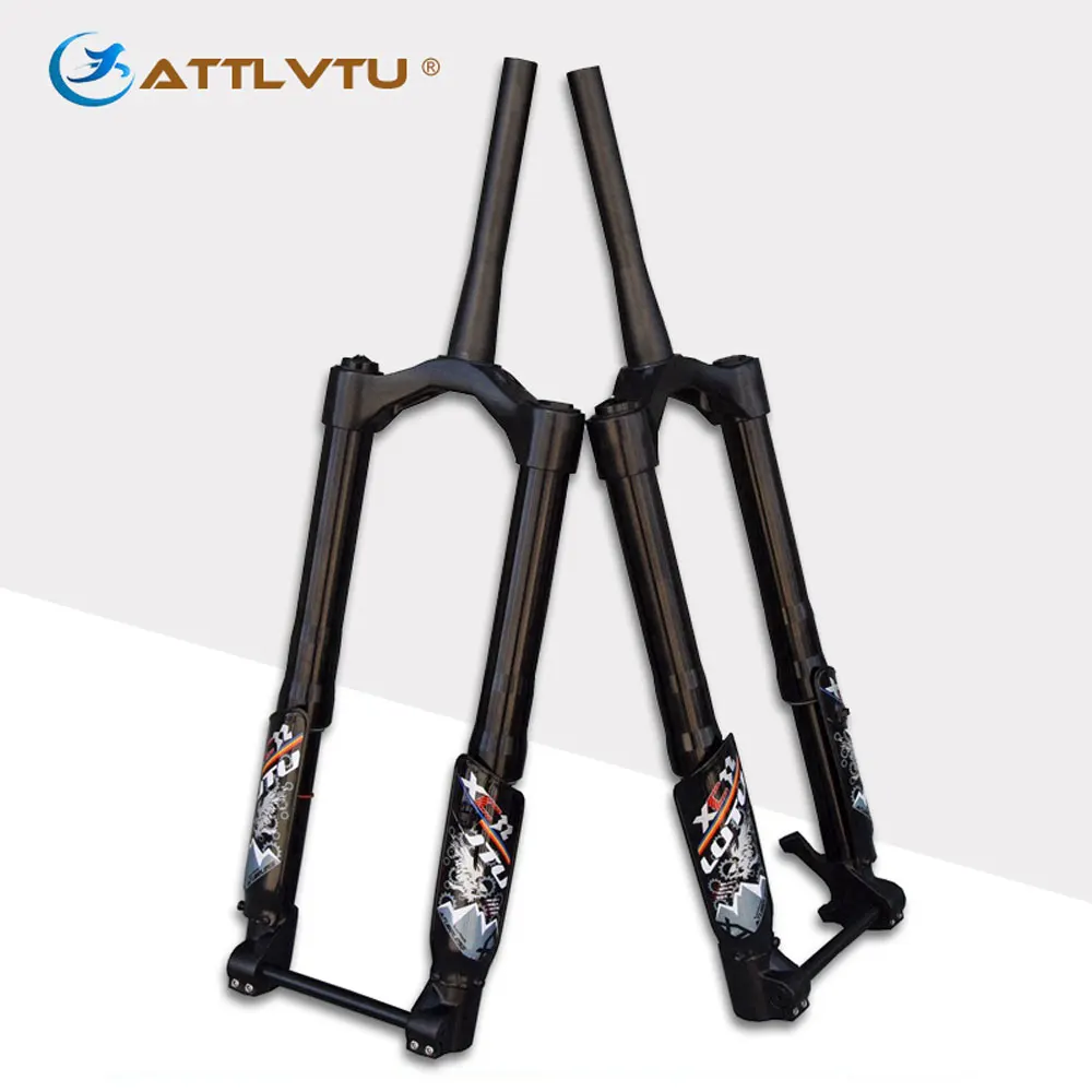 26" Snowmobile Fork Beach Bike Suspension Air Fork 15*150mm Thruaxle Inverted Fork Supporting 4