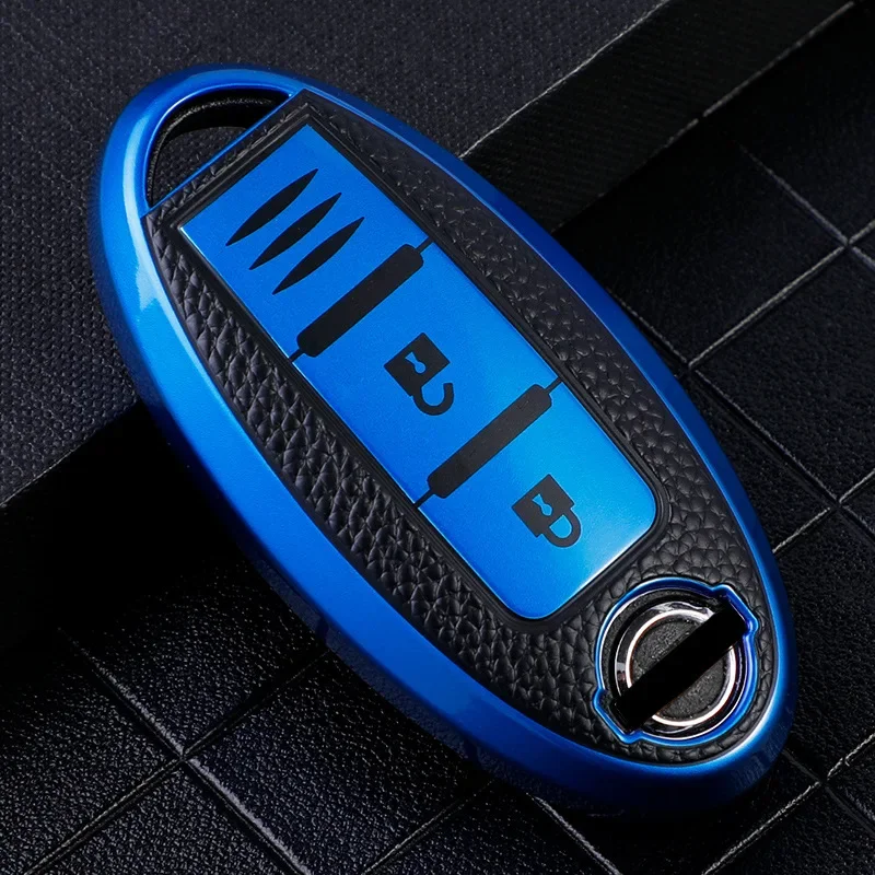 Key Cover Case for Nissan Juke Leaf Micra K12 Note Patrol Qashqai J11 J10 Tiida Versa X-trail Xtrail X Trail T32 for Infiniti
