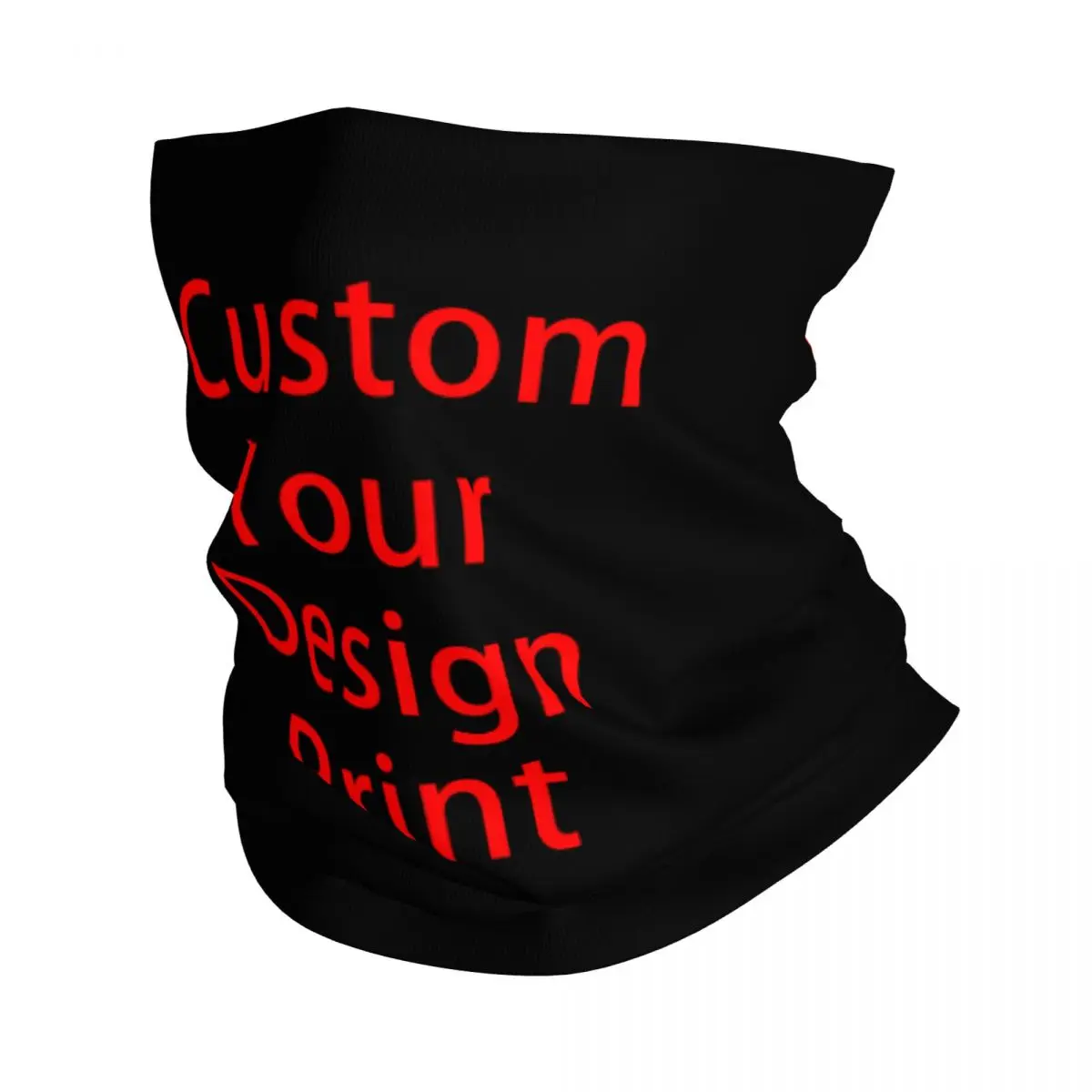 

Custom Your Design Bandana Neck Gaiter for Ski Hunting Men Women Wrap Scarf Customized Logo Printed Headband Warmer