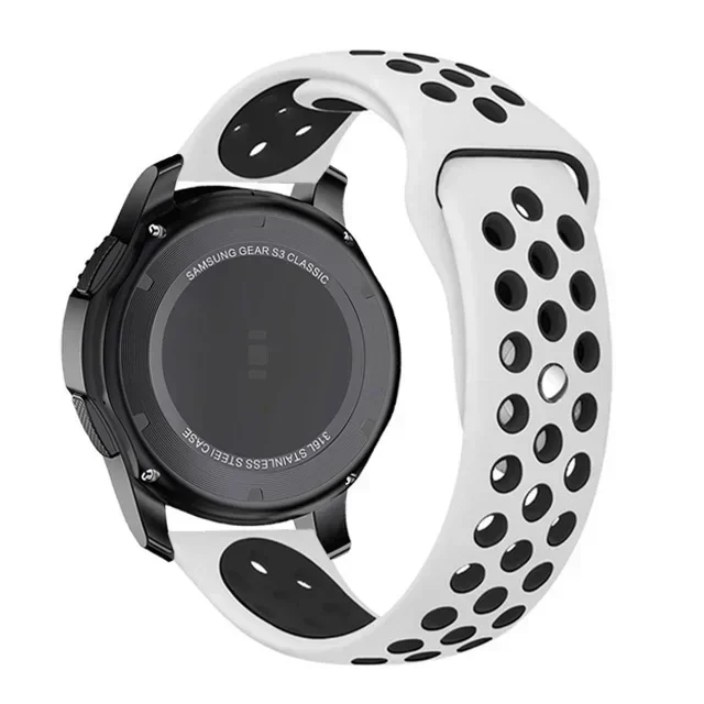Stylish 22mm Silicone Watch Strap - Versatile Design