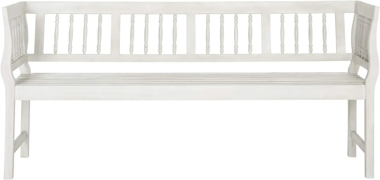 

Safavieh PAT6732C наружная коллекция скамейка из дерева, антикварная/белая