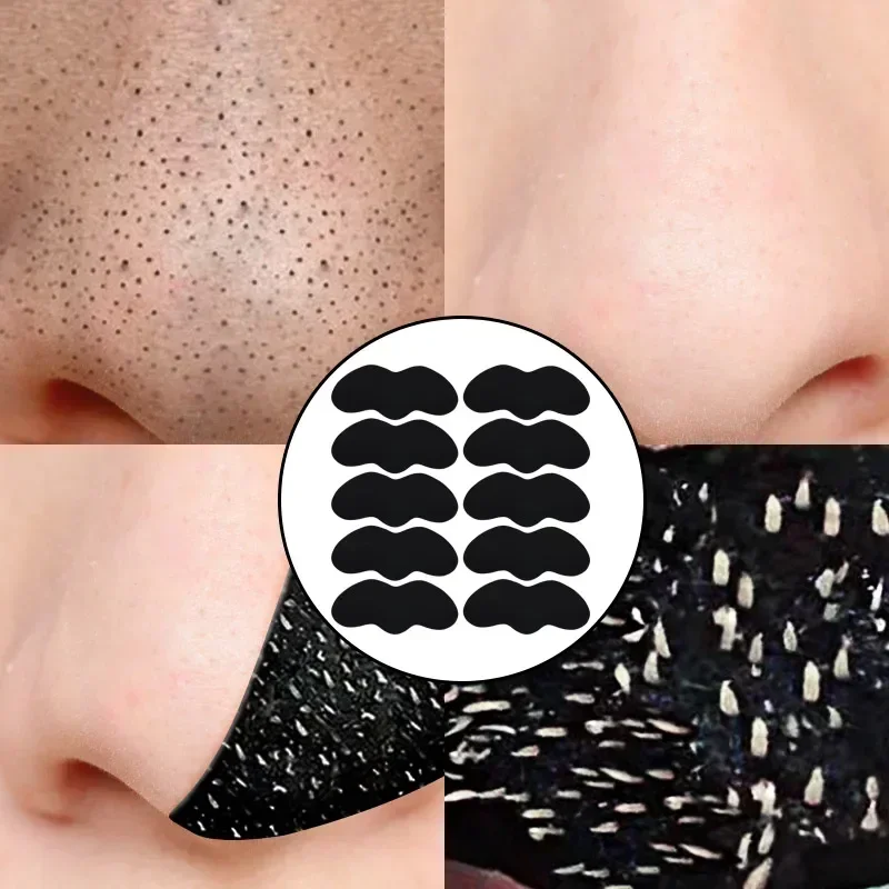 10-50PCS Nose Blackhead Remover Mask Shrink Pore Acne Treatment Sticker Black Dots Strips Nose Deep Cleansing Cleaner Skin Care 3