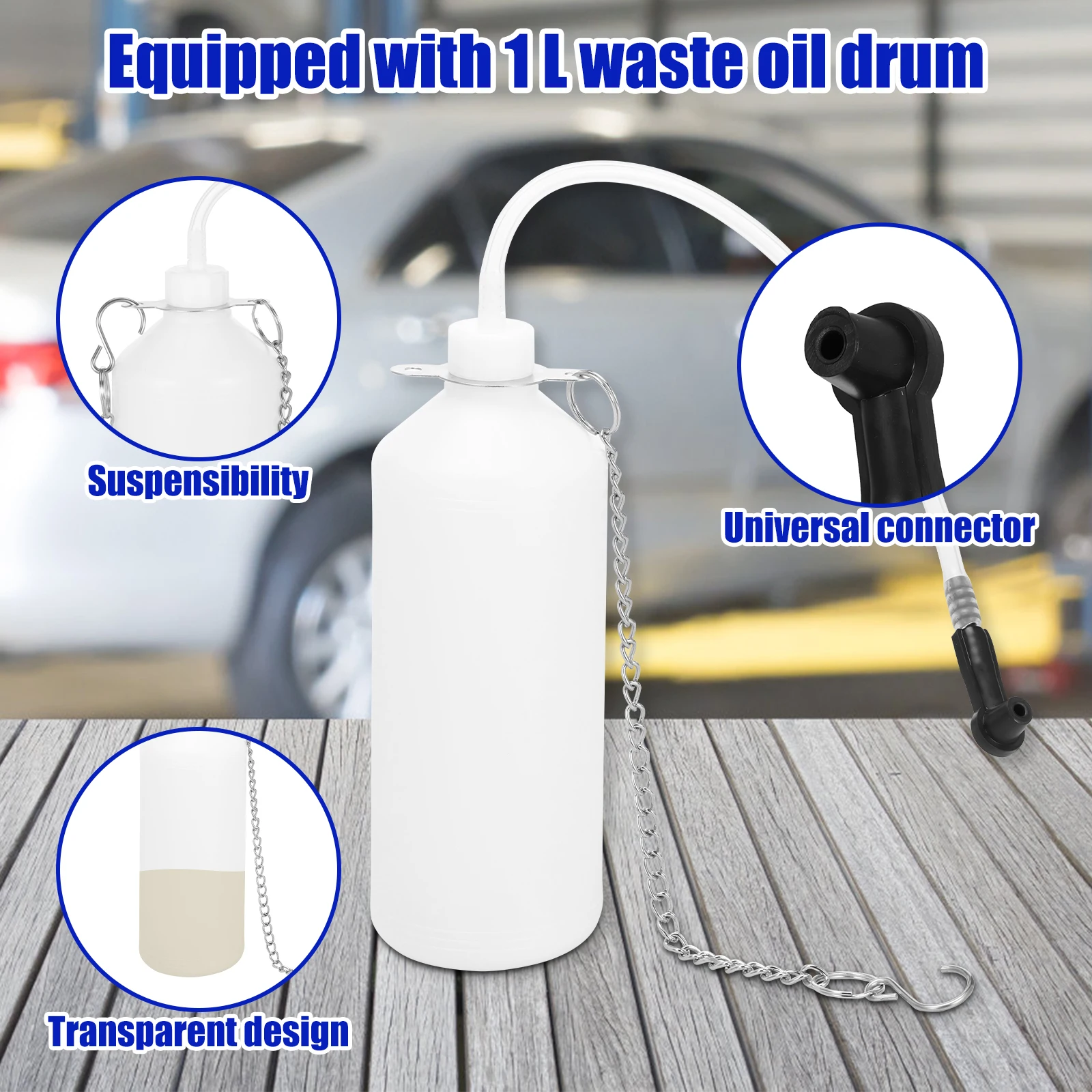 Car Manual Brake Fluid Bleeder Kit 3L Vacuum Brake Pressure Fluid Pump Flush Machine Pneumatic Bleeder