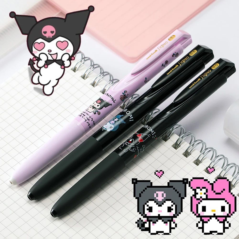 Japan UNI Uniball UMN-185NCS Ballpoint Pen Press Black Pen Smooth Low Damping 0.5mm Gel Pens  Cute Stationary Supplies