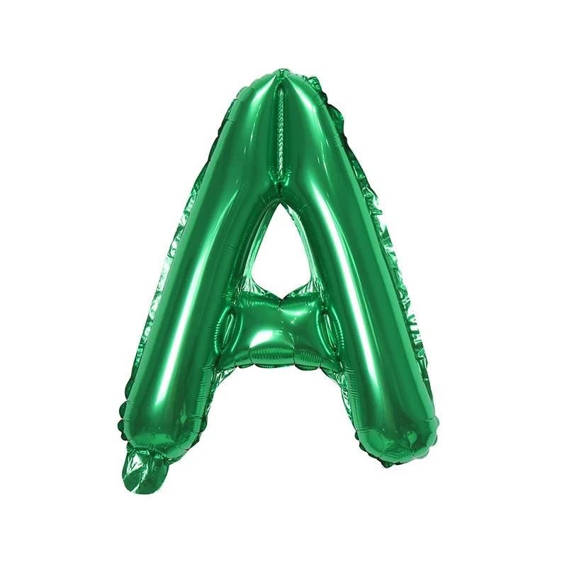 Description Picture 3 of item16inch Green Letter A to Z Alphabet Foil Balloons Birthday Party Wedding Decoration Event & Party Supplies Birthday Balloons