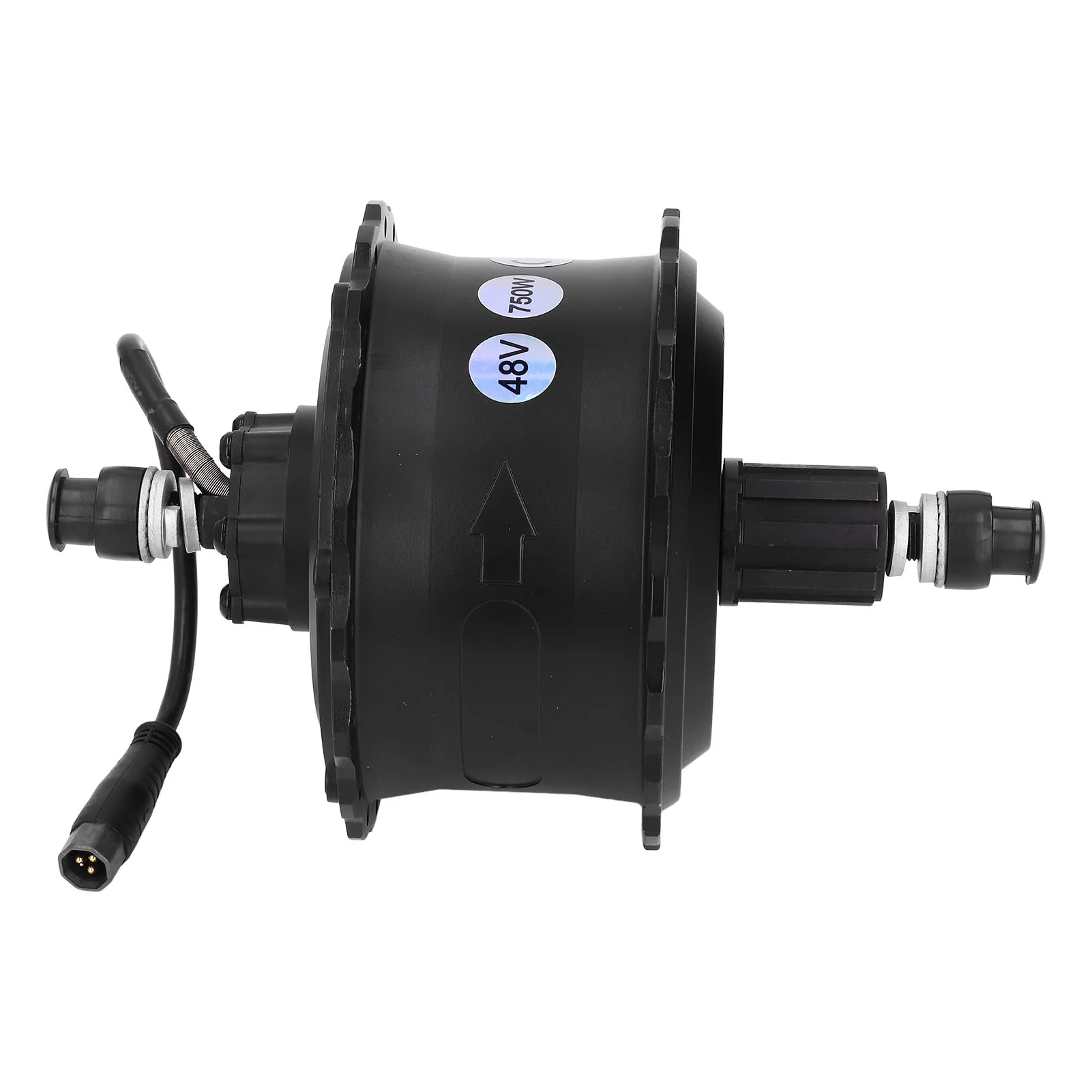48V750W Electric Bicycle Hub Motor Professional Rear Drive Cassette Toothed High Torsion Electric Bike Brushless Wheel Hub Motor
