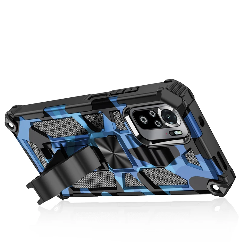 Camouflage Protective Grade Rugged Phone Case with Bracket