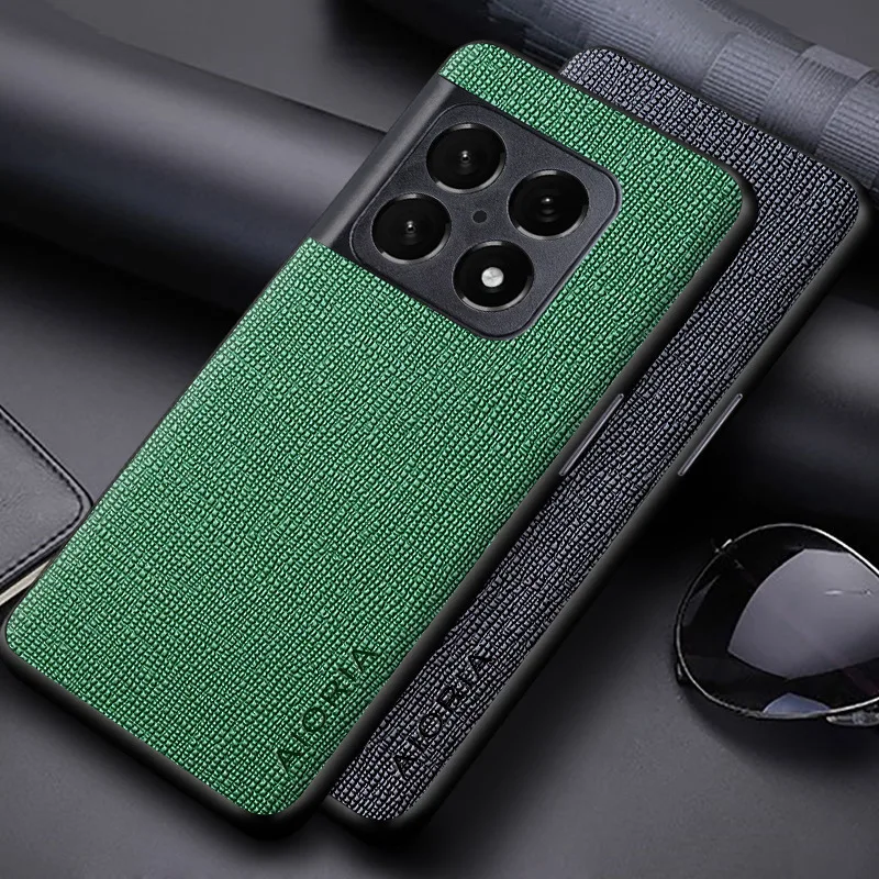 

Case for OnePlus 10 Pro , OnePlus 10pro Phone Case Cross Pattern PU Leather Material Phone Cover Simple Style
