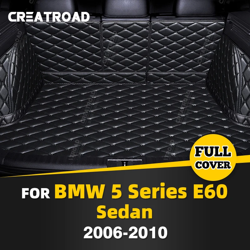 

Автомобильный коврик для багажника с полным покрытием для 5 серии Sedan MK5 E60 2006-2010 07 08 09, коврик для багажника автомобиля, аксессуары для защиты интерьера