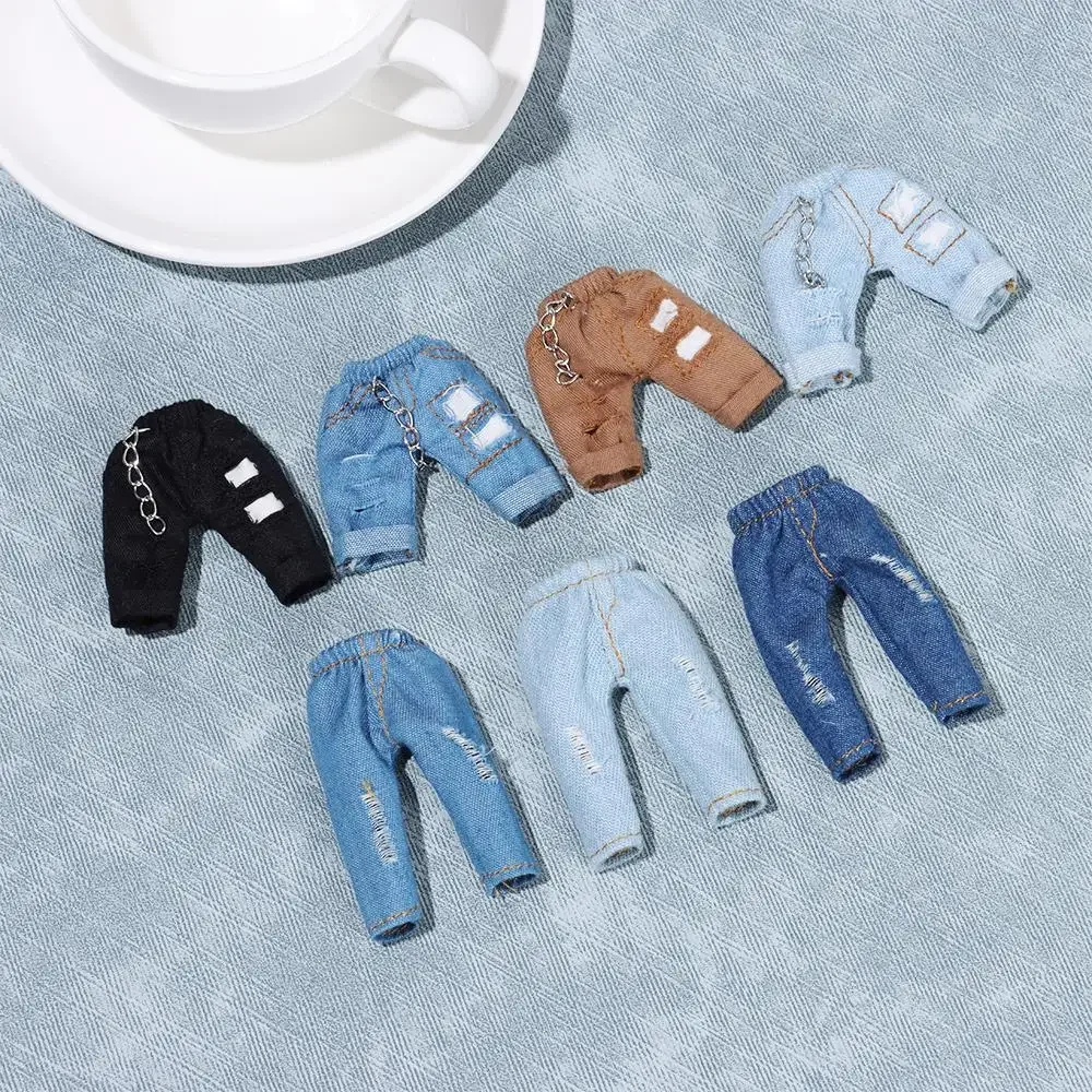 Doll Fashion Outfit Set: Ripped Jeans, Trendy Hoodies, & Cool PU Leather Jackets - Stylish Doll Clothes Accessories