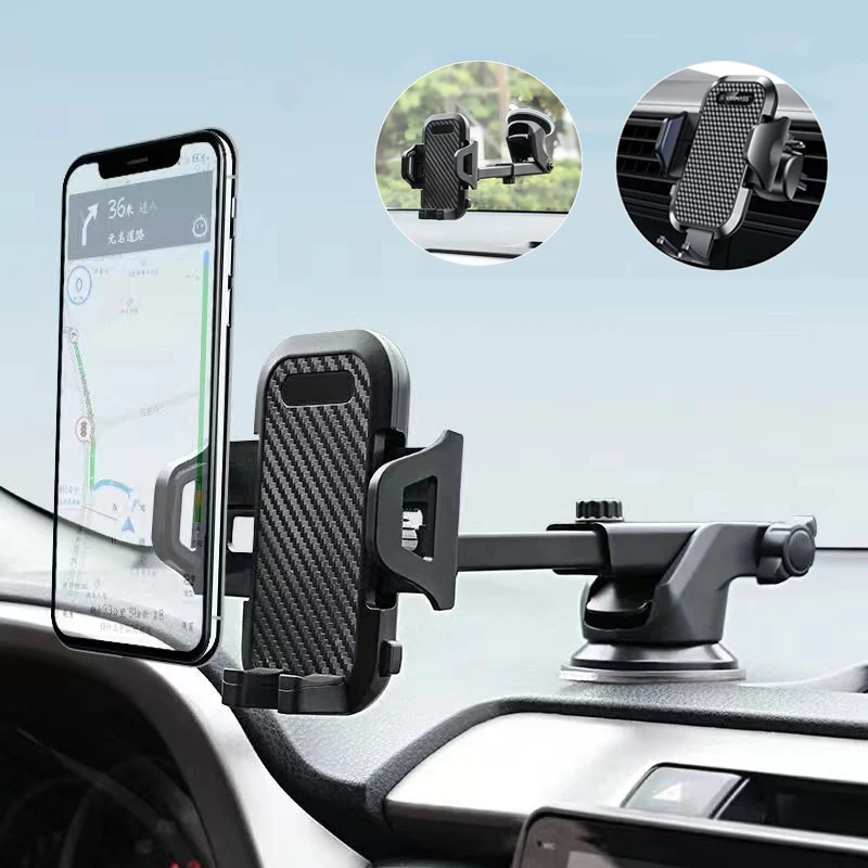 

Universal Car Cell Phone Holder Car Hands Free Phone Mount for Dashboard Windshield Air Vent Support For iPhone Xiaomi Huawei