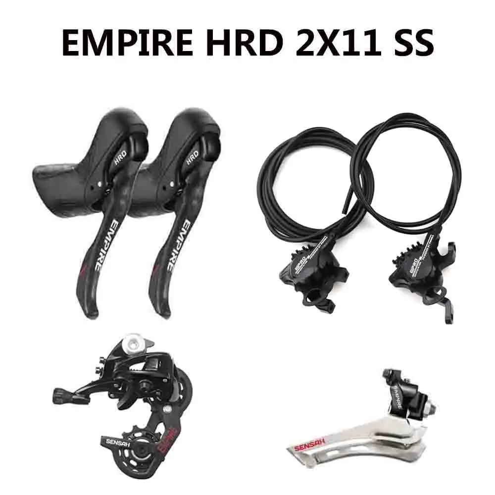 SENSAH ENPIRE カーボンリアディレイラー Sensahエンパイア2x11スピード,22秒のロードディレイラーセット