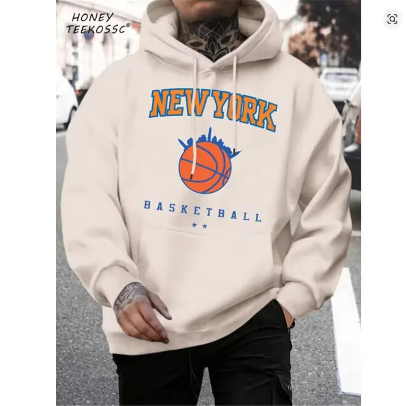 Brooklyn Est 1998 New York Printing Men Hoodies Harajuku Crewneck Hoodie Fashion Oversize Hoody Autumn Comfortable Tracksuit