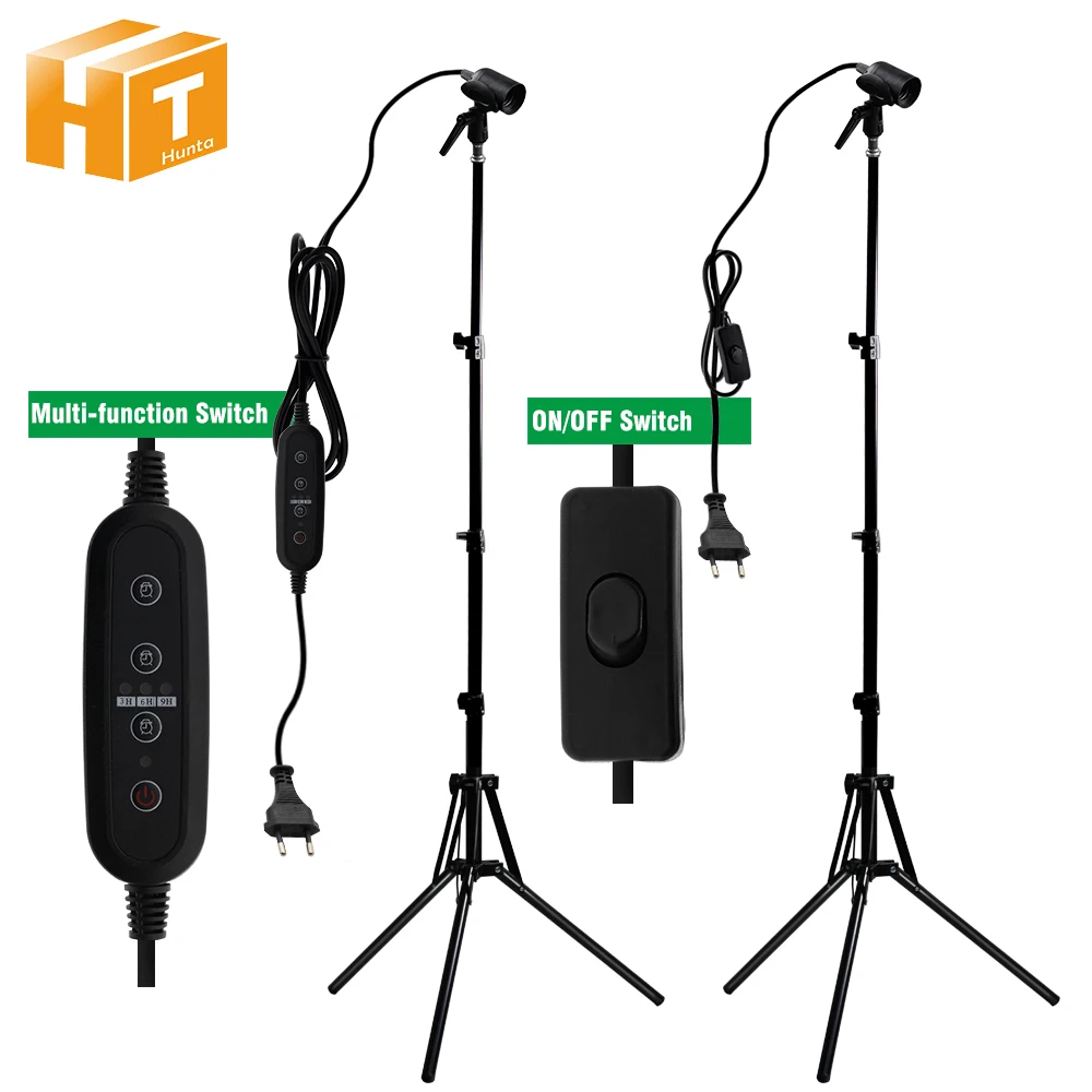 

Floor Standing Tripod E27 Lamp Base With Power Cord Independent Push Button Switch/ Multi-function Switch