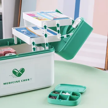 VITCOCO Kindergarten Medicine Kit School Medicine Kit Primary School First Aid Kit Household Emergency Full Set First Aid Kit 3