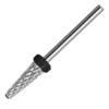 Carbide Nail Drill Bits (Cross Cut) 3/32 Manicure Burrs Milling Cutter for Manicure Remove Gel Polish Nail Polishing Tools 6
