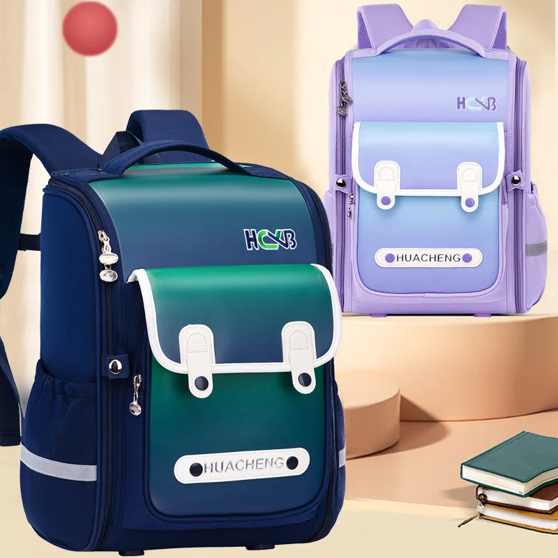 

New Primary School Backpack Boys Girls Boys Waterproof Oxford Cloth Schoolbag Sac Enfant School Bags Kids Backpack Cute Kids Bag