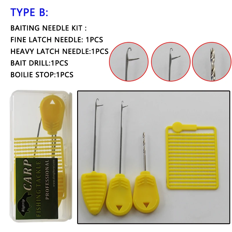 Plus Methodcarp Fishing Accessories Kit - Boilie Drill, Needles, Knot  Puller
