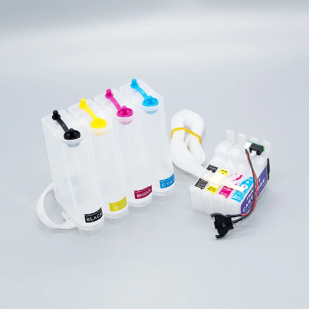 4색 29XL Ciss 잉크 공급 시스템 엡손 XP-345 XP-352 XP-355 XP-432 XP-435 XP-442 XP-445 XP-452 XP-455 ARC 칩 포함