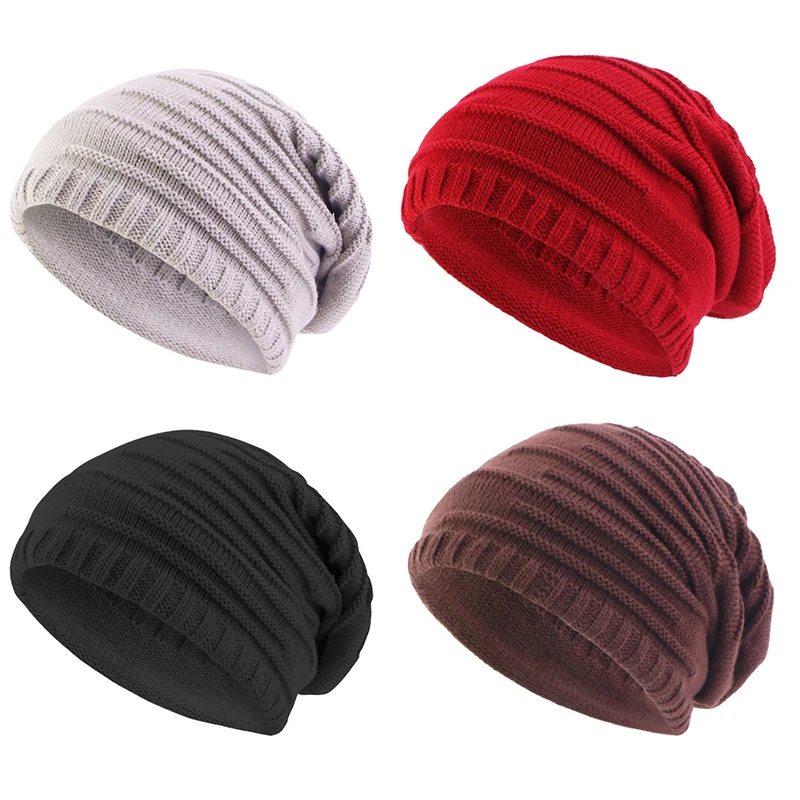 Machu Picchu St Pathologisch Nieuwe Gebreide Mutsen Baggy Oversized Winter Warme Muts Hoge Kwaliteit  Lange Grootte Gebreide Caps Vrouwen Mannen Winter Wol Warm Cap motorkap| |  - AliExpress