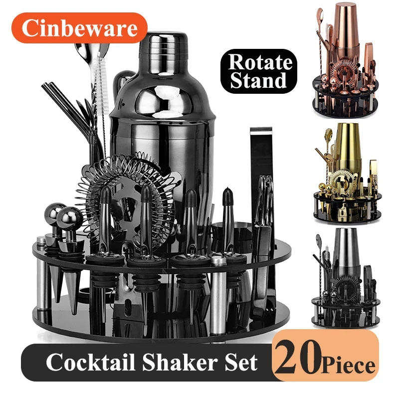 Cocktail shaker kit bartender barman accessories alcoolic Mixers