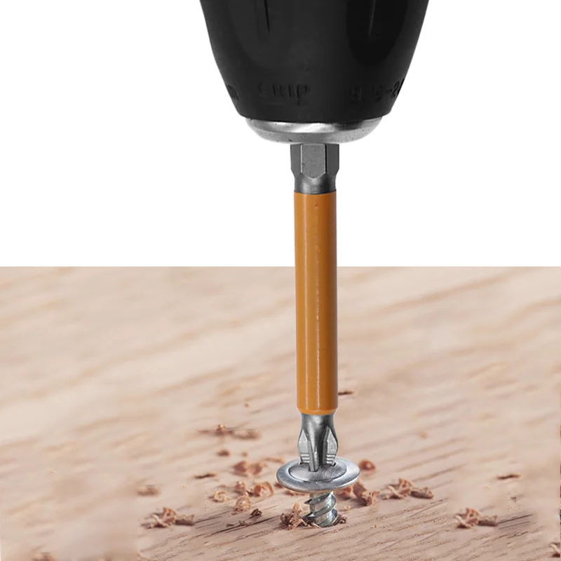 Magnetic Hex Shank Anti Slip Long Reach Electric Screwdriver Bits Precision PH2 Single Phillips/Cross Head Power Tools