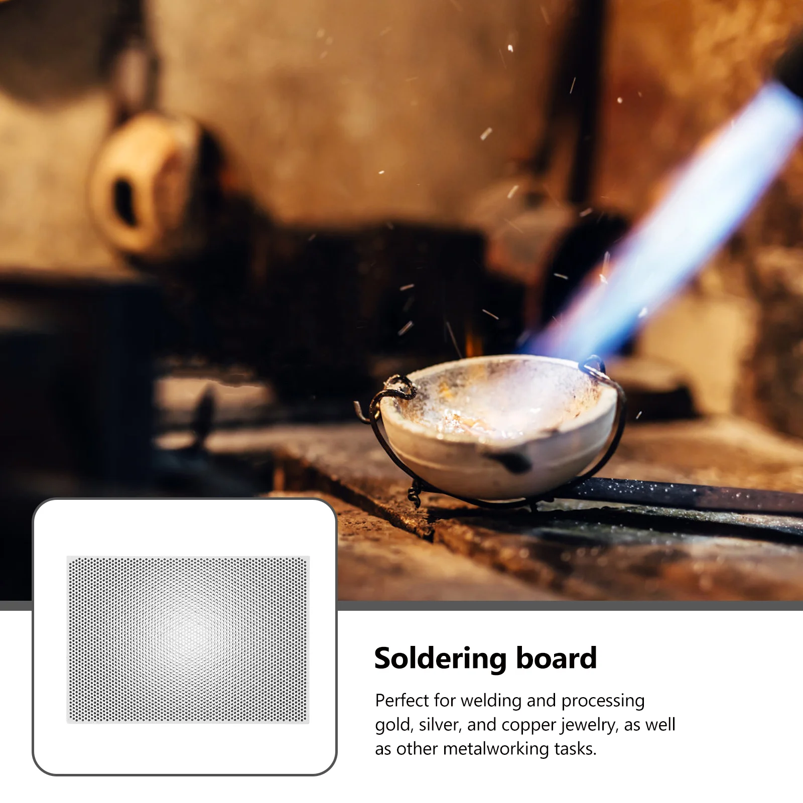 Insulation Welding Tile Backing Plate Soldering Parts Jewelry Board Refractory Brick