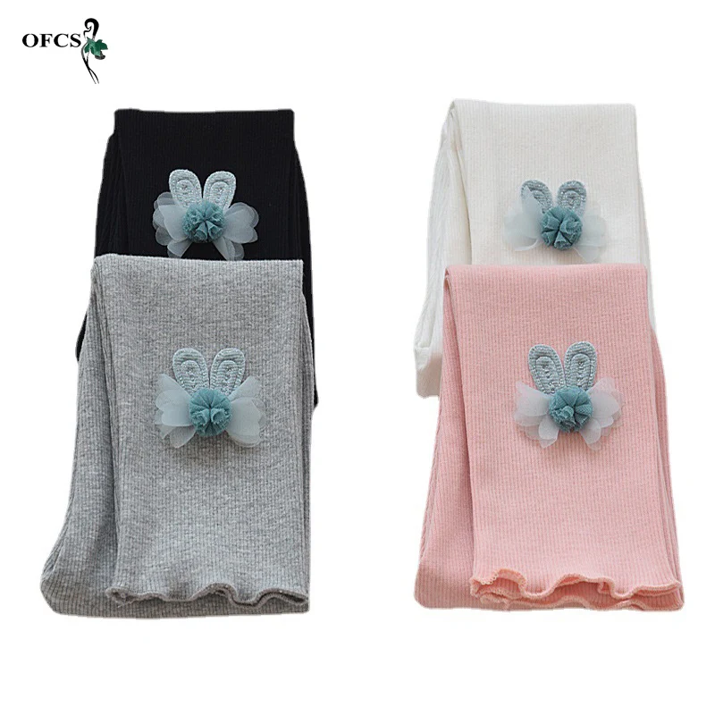 

Spring Girls Leggings Cotton Modal Material Children's Pants Best Seller Kids Skinny Elastic Waist Girls Trousers For 2-10 Years
