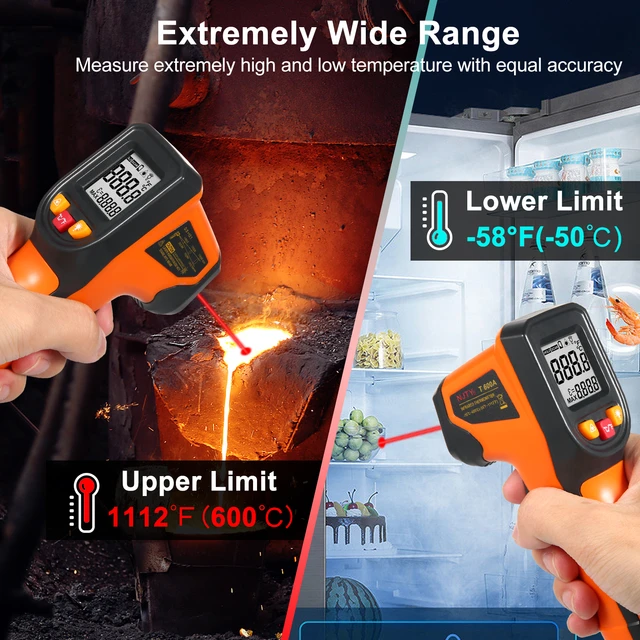 Infrared Thermometer, Non-Contact Digital Laser Temperature Gun