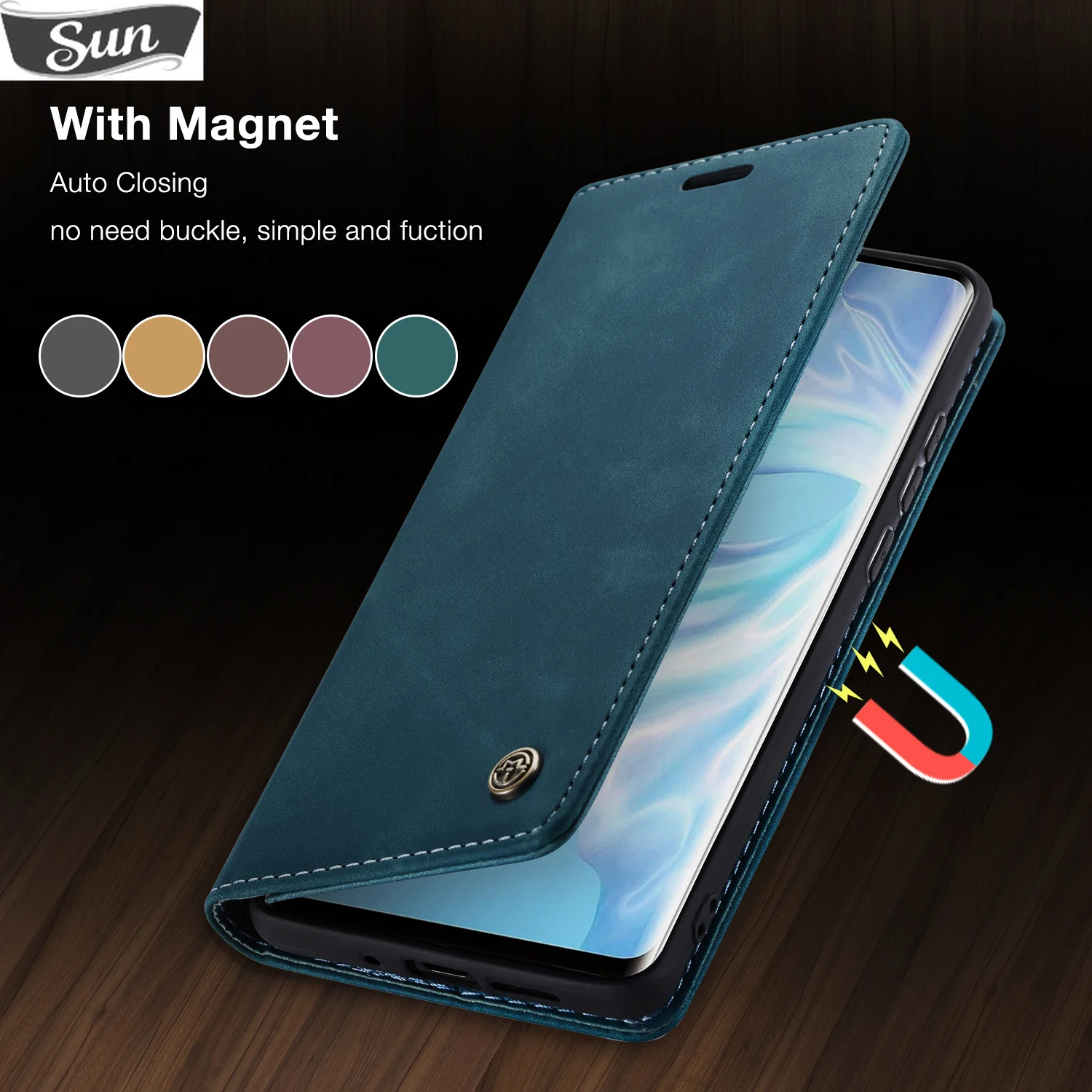 

Кожаный чехол в стиле ретро для телефона Huawei Honor 80 X40 P60 art P40 P30 P50 Mate 30 Pro lite, откидной Магнитный кошелек для P Smart 201, чехол