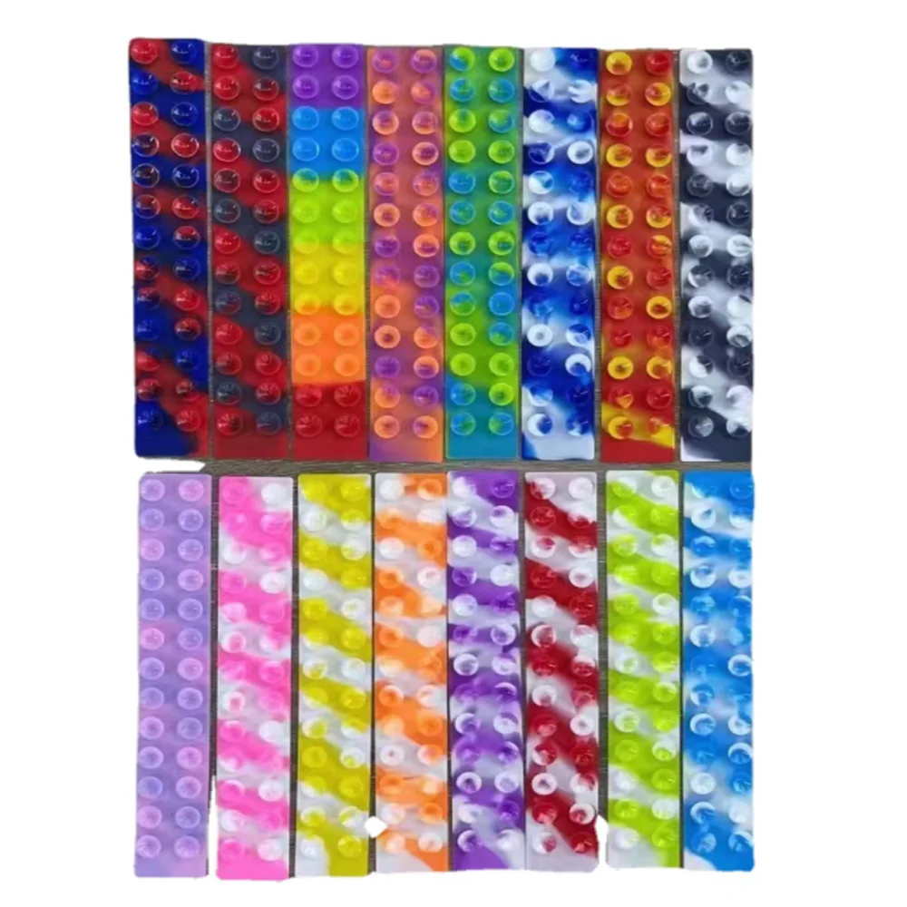 Suction Cup Square Fidget Squidopop Toy Sucker Toys Children Playtime Octopus Suction Toy Relieve Stress For Kid Adults Relief