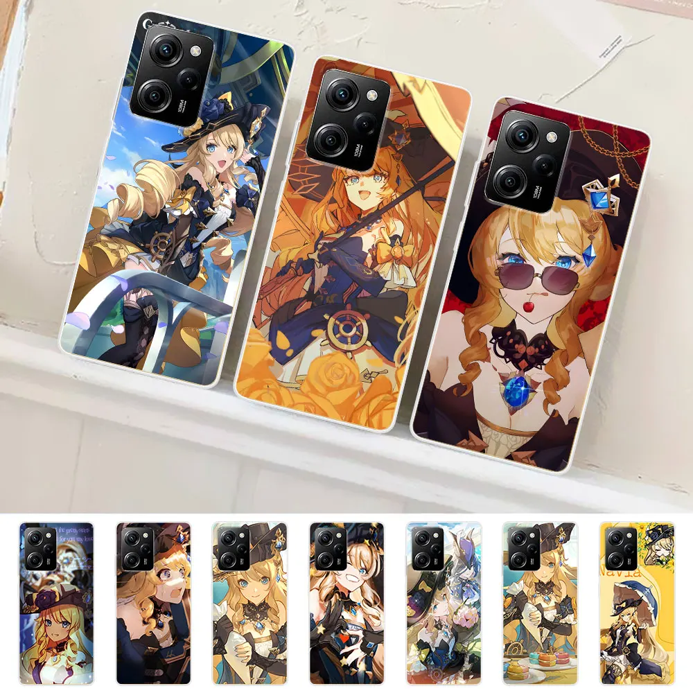 Custodia A Percussione Navia Genshin Per Xiaomi Poco X6 X3 X5 M5S Pocophone F1 X4 Nfc F3 M5 F2 M4 M3 F5 F4 Gt M2 Pro Cover Morbida E Trasparente Per T