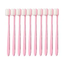  10pcs/set Toothbrush Million Nano Bristle Ultrafine Adult Tooth Brush Teeth Deep Cleaning Dental Oral Care Brush Portable Travel 