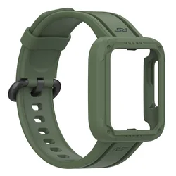 High-Quality Silicone Watch Strap - Adjustable and Durable Replacement Band (Dark Green)