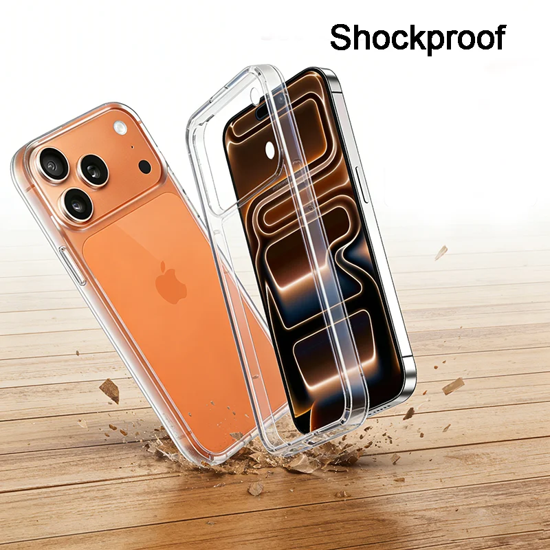Ultra-Clear 360° Shockproof Phone Case - Transparent Full Body Protection Cover