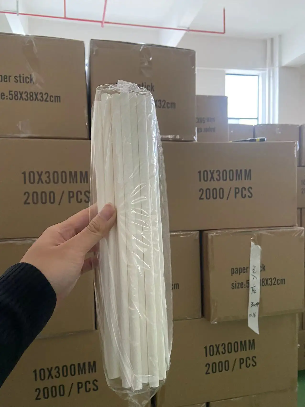 Cotton Candy Paper Stick 10*300mm For Automatic Candy Machine