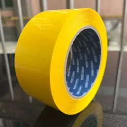 Heavy - Duty Multicolor Waterproof Packaging Tape - 2x110yd Tear - Resistant Strong Adhesive - 48mm (Yellow)