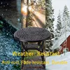 Cast Aluminum Outdoor Side Table,Outdoor Coffee Table,Small Outdoor Table,Outdoor Side Tables for Patio,Garden,Balcony 6