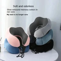 Soft Travel Pillow U Shaped Travel Healthcare Memory Foam Neck Cervical Airplane Pillow Neck Cushion 1