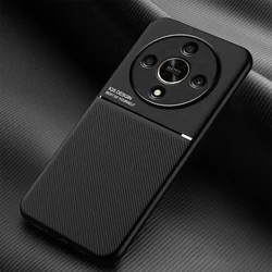 Hybrid Car Magnetic Holder Shockproof Protective Phone Case for Realme 14 ProPlus 5G (Black)