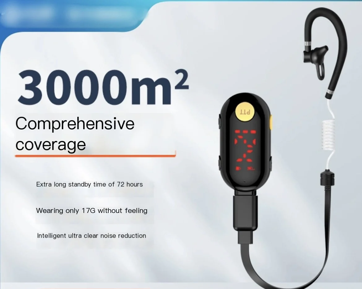 Sinorise SR-610 Mini Wireless Ear-hook Walkie-Talkie Earphone for Bar Hotel Beauty Salon (1pcs) 2