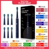 Sejoy Electric Sonic Toothbrush USB Rechargeable with 6 Replacement Heads 3 Gears Long Battery Life Tooth Brush 1
