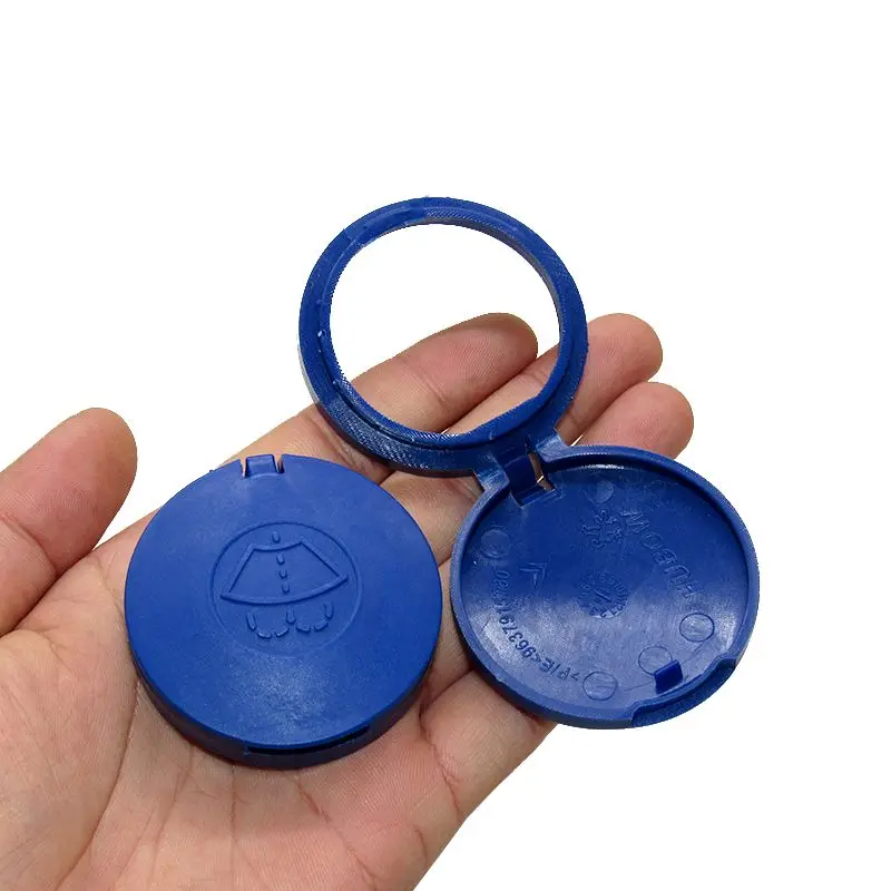 2Pcs Car Windshield Wiper Washer Fluid Reservoir Lid Cover For Citroen C4 C5 C3 etc windshield washer cap windshield washer tank cap windshield washer cover