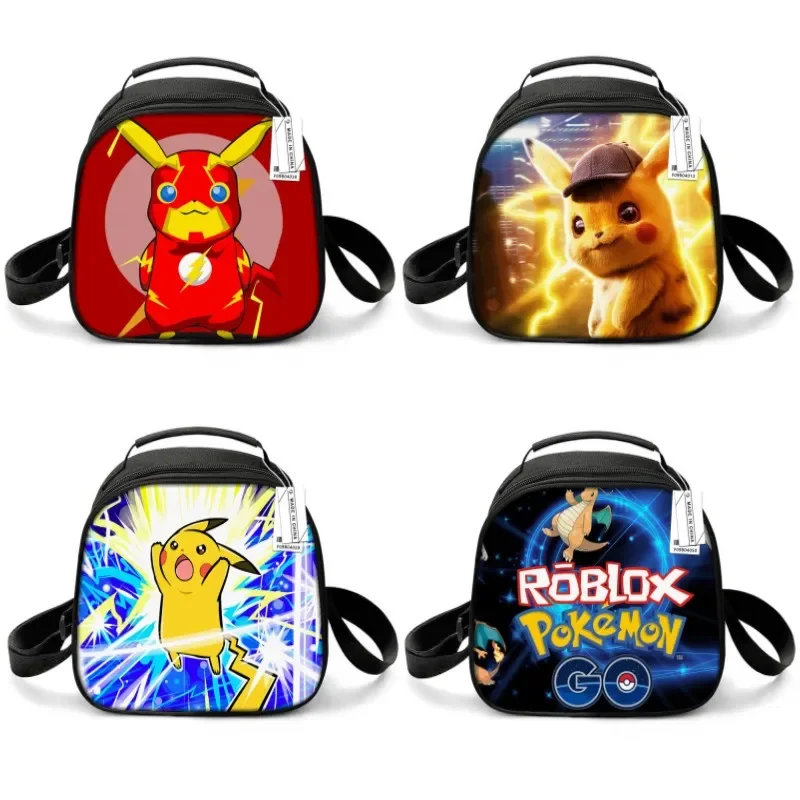 

Pikachu Lunch Bag Pokémon Children's Meal Bag Students with Lunch Bag Waterproof and Oil-proof Office Worker Lunch Box Bag